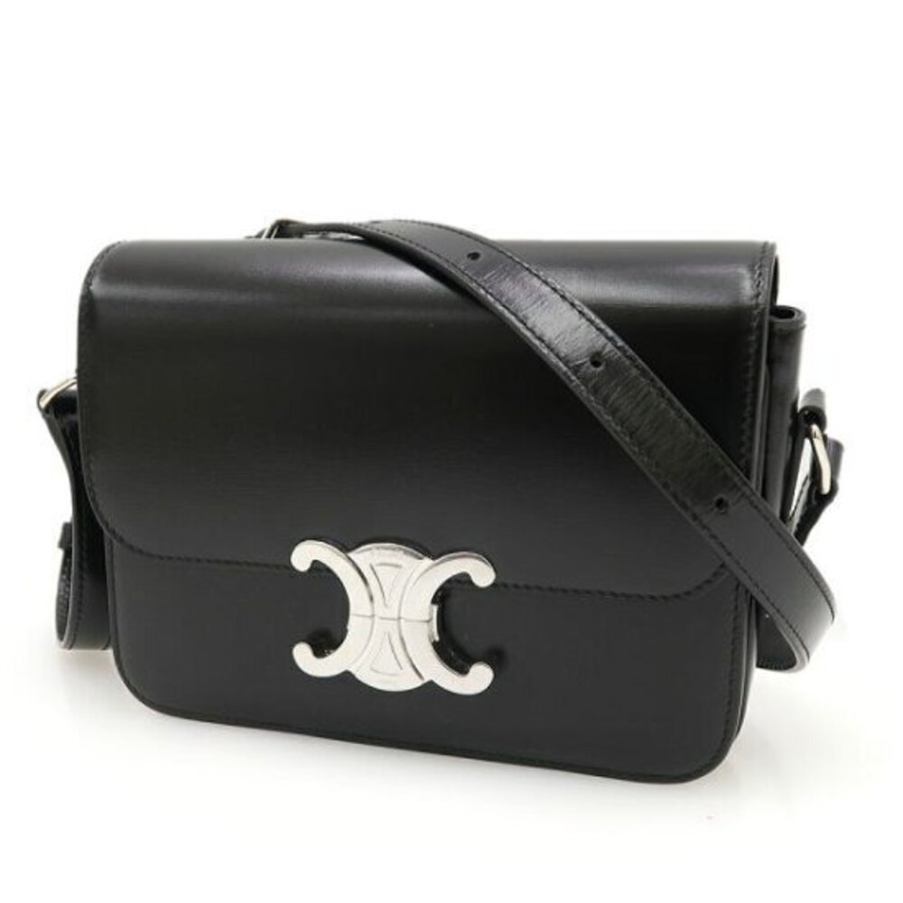 Celine Teen Triomphe Bag Shiny Calfskin